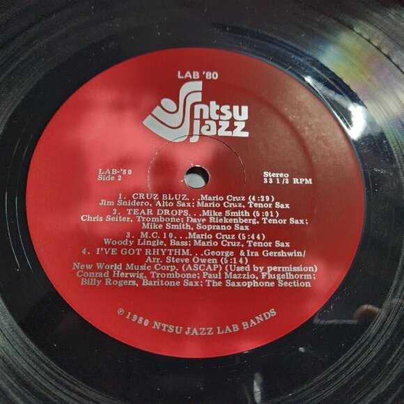North Texas State University Jazz Band Lab 80 Vinyl LP - Picture 4 of 6